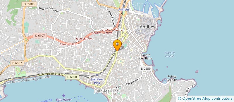 localisation de l'entreprise ANTIBES PIZZA à ANTIBES
