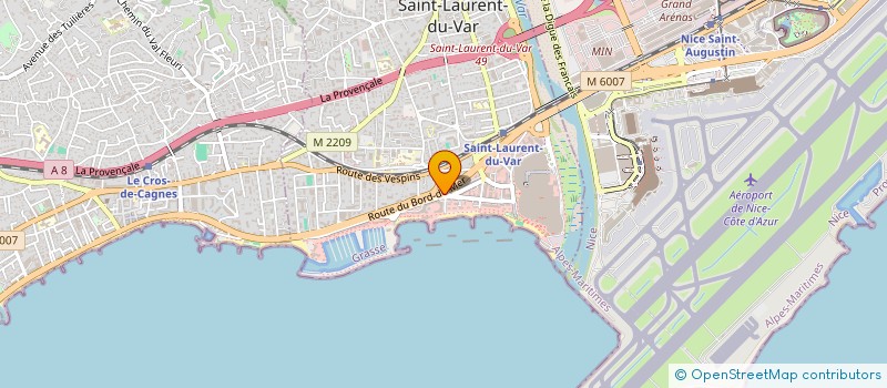 localisation de l'entreprise ANTIBES RIVIERA à SAINT-LAURENT-DU-VAR