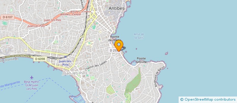 localisation de l'entreprise ANTIBES SOLIDARITE UKRAINE à ANTIBES