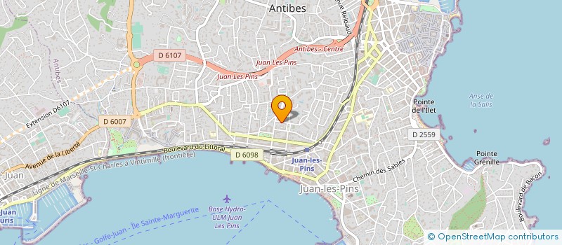 localisation de l'entreprise ANTIBES STORES à ANTIBES