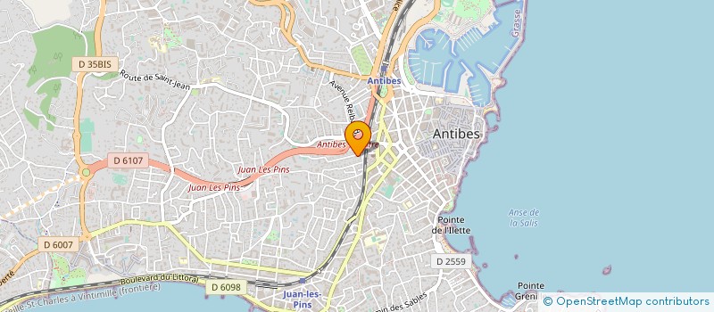 localisation de l'entreprise ANTIBES TAPS LINE à ANTIBES