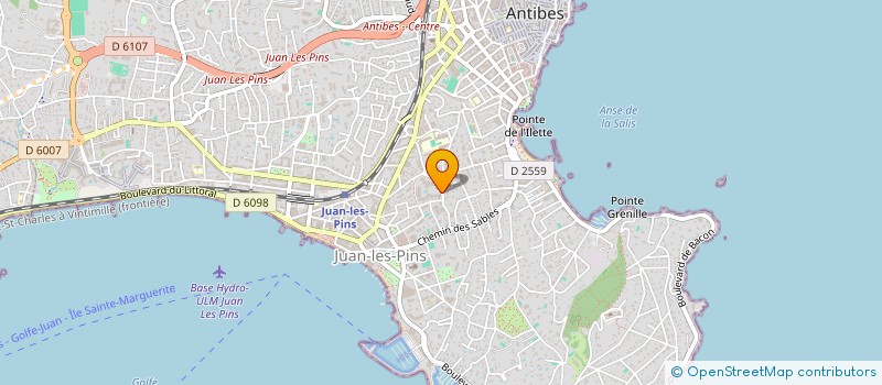 localisation de l'entreprise ANTIBES TRAINING CENTER à ANTIBES