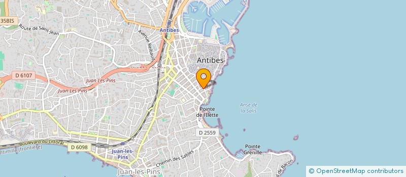 localisation de l'entreprise ANTIC ART DESIGN à ANTIBES