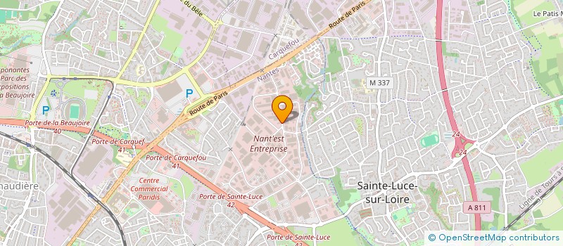 localisation de l'entreprise ANTIC BOTERF à NANTES