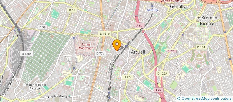 localisation de l'entreprise ANTICAP  ARCUEIL