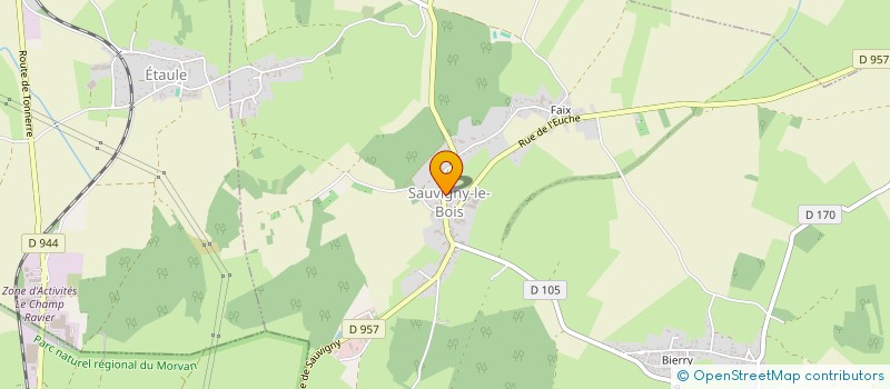 localisation de l'entreprise ANTICHE MURA à SAUVIGNY-LE-BOIS