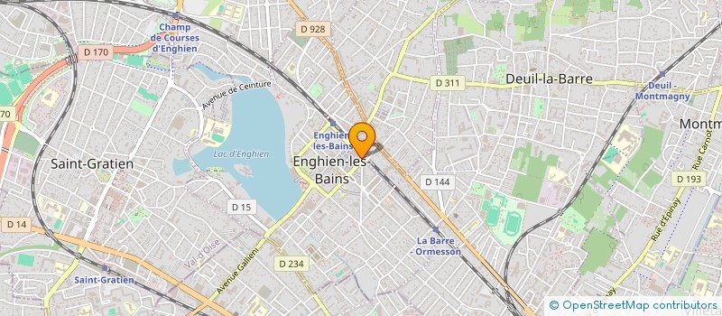 localisation de l'entreprise ANTICIP GC à ENGHIEN-LES-BAINS
