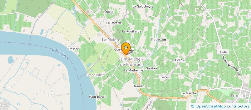 localisation de l'entreprise ANTICK  SAINT-MICHEL-DE-FRONSAC