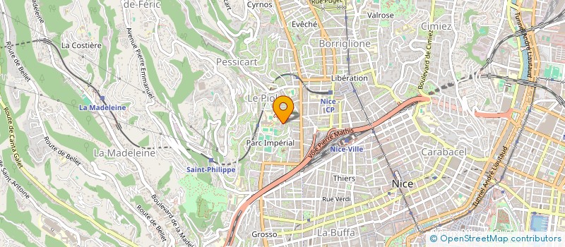 localisation de l'entreprise ANTICS à NICE