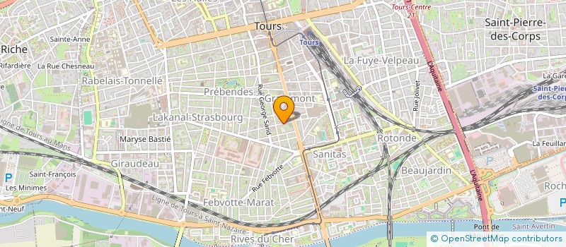 localisation de l'entreprise ANTICYCLONE  TOURS