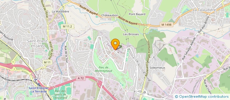 localisation de l'entreprise ANTICYCLONE  SAINT-ETIENNE