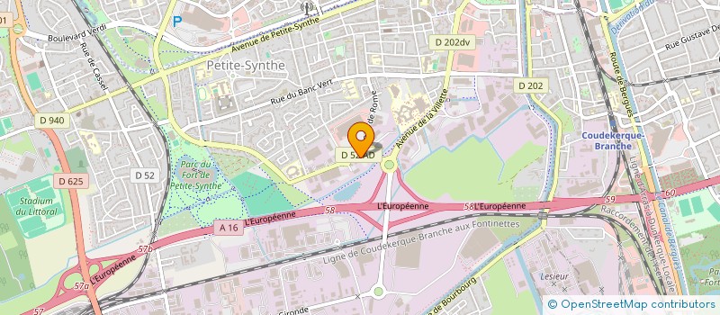 localisation de l'entreprise ANTICYCLONE DEVELOPPEMENT SA à DUNKERQUE