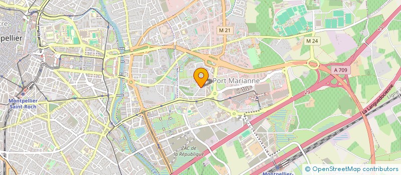 localisation de l'entreprise ANTICYCLONE SARL à MONTPELLIER