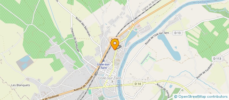 localisation de l'entreprise ANTIDE à LISLE-SUR-TARN