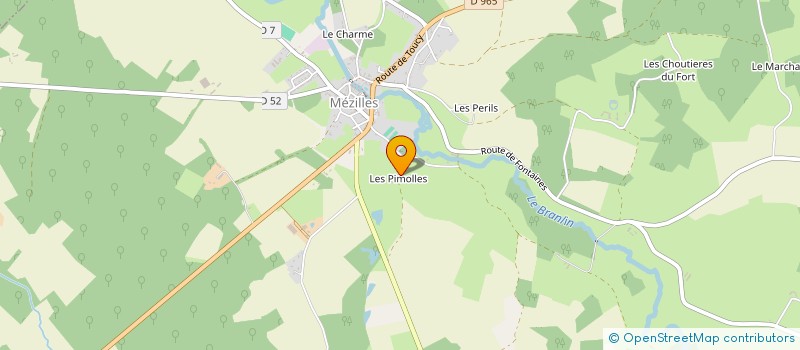 localisation de l'entreprise ANTIDOTE à MEZILLES