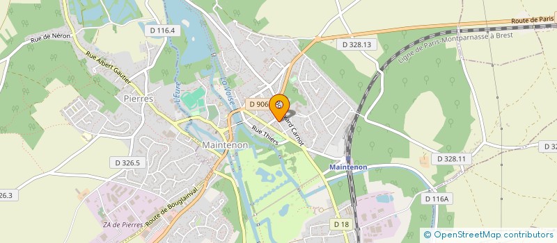 localisation de l'entreprise ANTIDOTE à MAINTENON