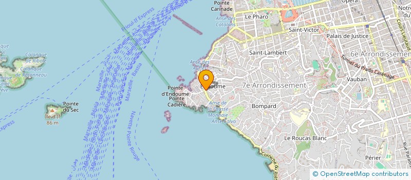 localisation de l'entreprise ANTIDOTE à MARSEILLE