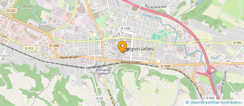 localisation de l'entreprise ANTIDOTE à BOURGOIN-JALLIEU