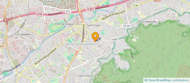 localisation de l'entreprise ANTIDOTE SPORT ORTHOPEDIE  MARSEILLE