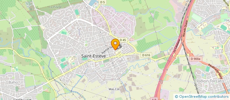 localisation de l'entreprise ANTIER  SAINT-ESTEVE