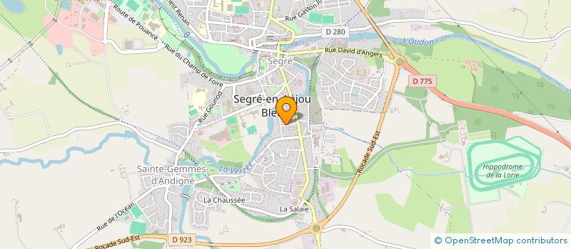 localisation de l'entreprise ANTIERHELENECYRIL  SEGRE-EN-ANJOU BLEU