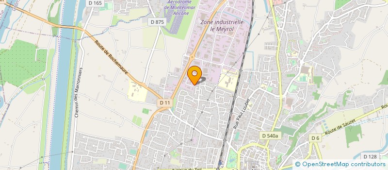 localisation de l'entreprise ANTIFEU à MONTELIMAR