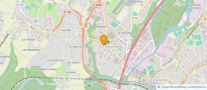 localisation de l'entreprise ANTIGA & FILS à ANNECY