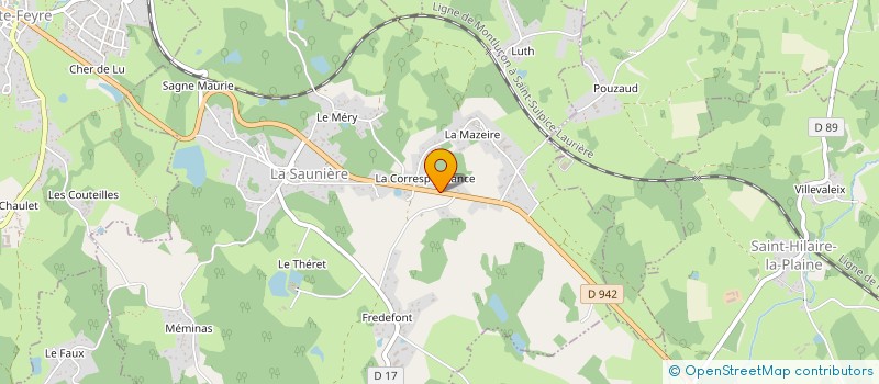localisation de l'entreprise ANTIGENE  LA SAUNIERE