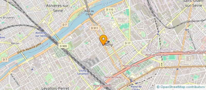 localisation de l'entreprise ANTIGNY AGENCY à CLICHY