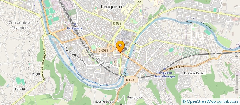 localisation de l'entreprise ANTIGONE 24 à PERIGUEUX