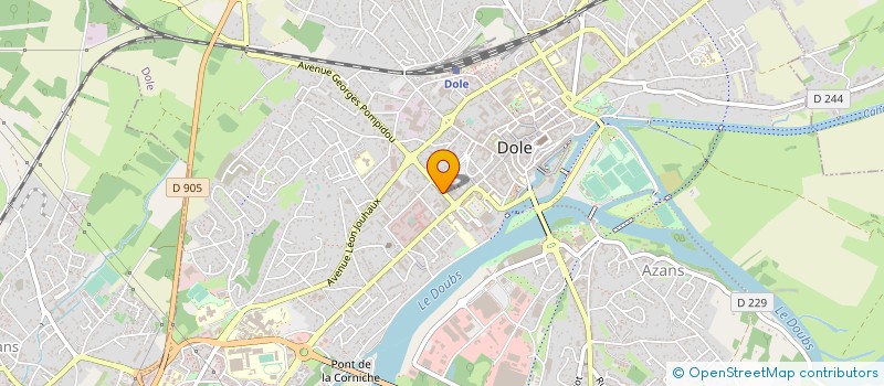 localisation de l'entreprise ANTIGONE à DOLE