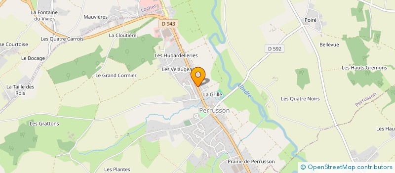 localisation de l'entreprise ANTIGONE à PERRUSSON