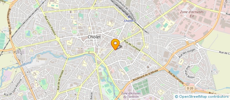 localisation de l'entreprise ANTIGONE à CHOLET