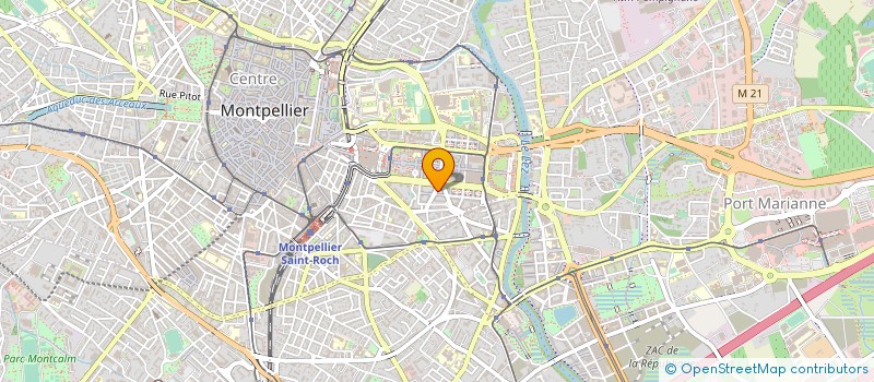 localisation de l'entreprise ANTIGONE AUDITION à MONTPELLIER