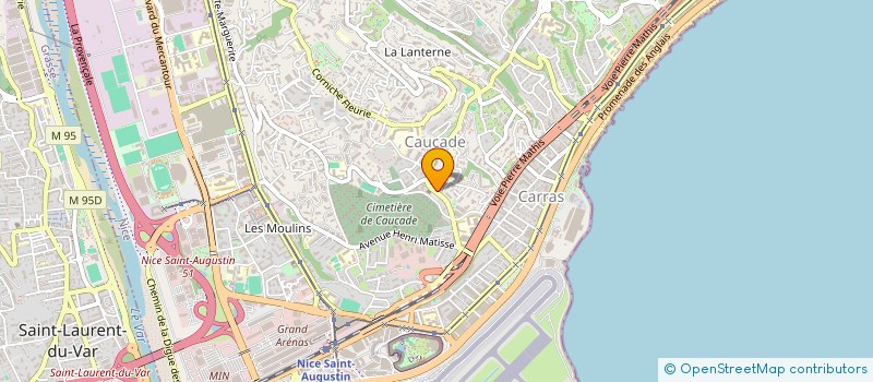 localisation de l'entreprise ANTIGUA à NICE