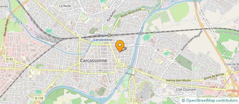 localisation de l'entreprise ANTIGUA à CARCASSONNE