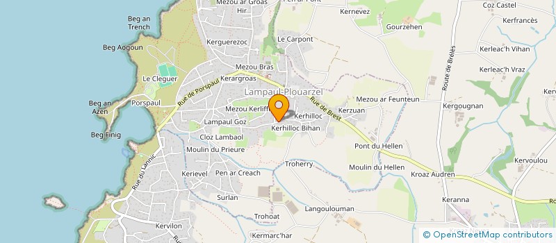 localisation de l'entreprise ANTIK à BREST