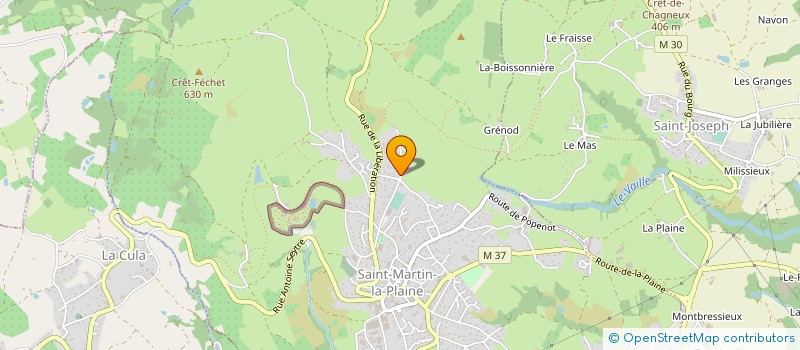 localisation de l'entreprise ANTIK'ETOFFE  SAINT-HEAND