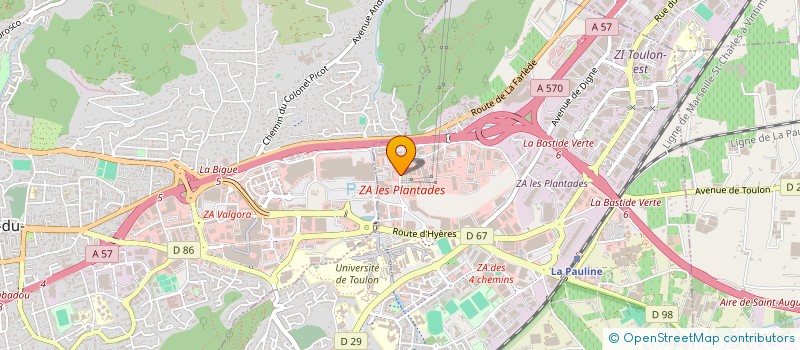 localisation de l'entreprise ANTIK FRIP  LA GARDE