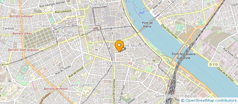localisation de l'entreprise ANTIKA à BORDEAUX