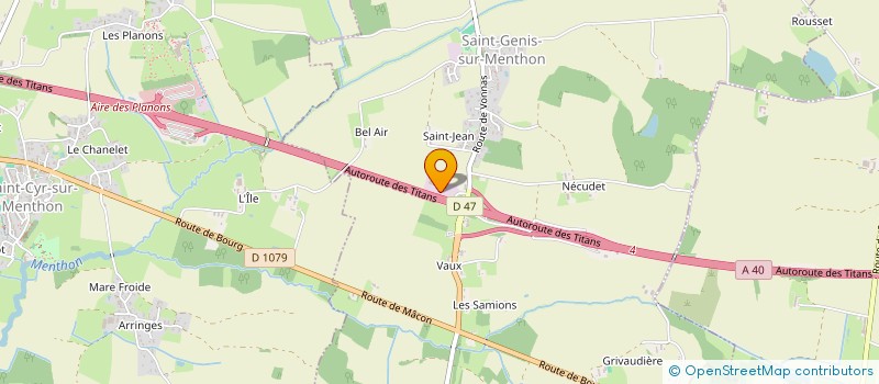 localisation de l'entreprise ANTILA IMMO  SAINT-GENIS-SUR-MENTHON