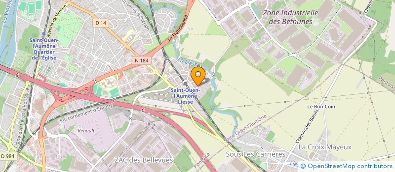 localisation de l'entreprise ANTILIA  SAINT-OUEN-L'AUMONE