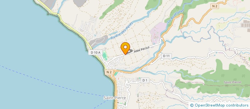 localisation de l'entreprise ANTILLAISE DE TRAVAUX PUBLICS à SAINT-PIERRE