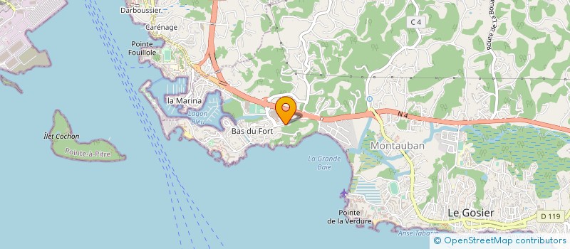 localisation de l'entreprise ANTILLAISE GESTION IMMOBIL TRANSACTION  LE GOSIER