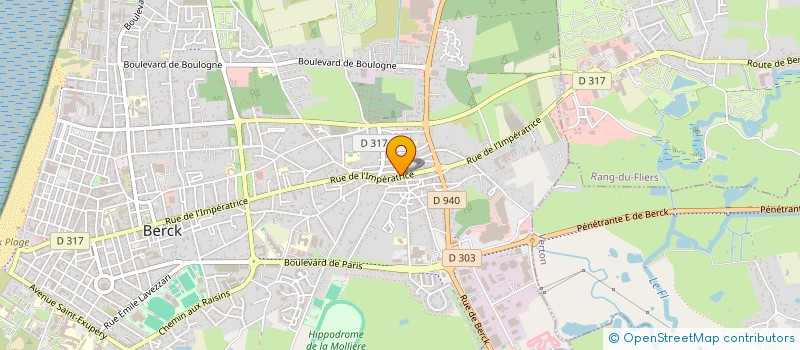 localisation de l'entreprise ANTILLE  BERCK