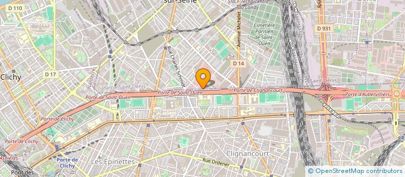 localisation de l'entreprise ANTILLE GRILLADE à SAINT-OUEN-SUR-SEINE
