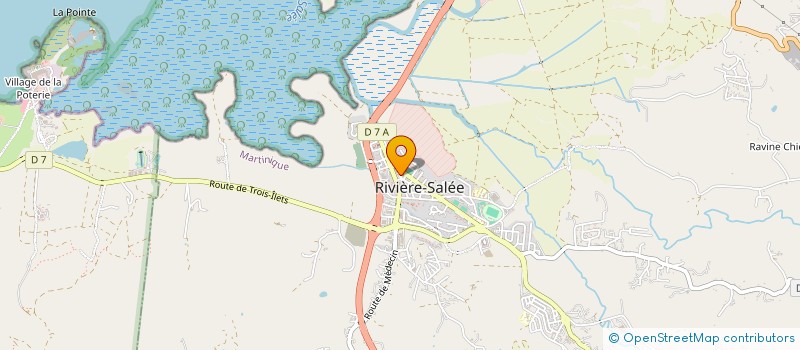 localisation de l'entreprise ANTILLE GUYANE OPTIQUE à RIVIERE SALEE