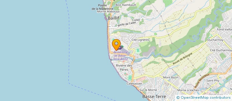 localisation de l'entreprise ANTILLES AFFAIRES AUTOMOBILES à BAILLIF
