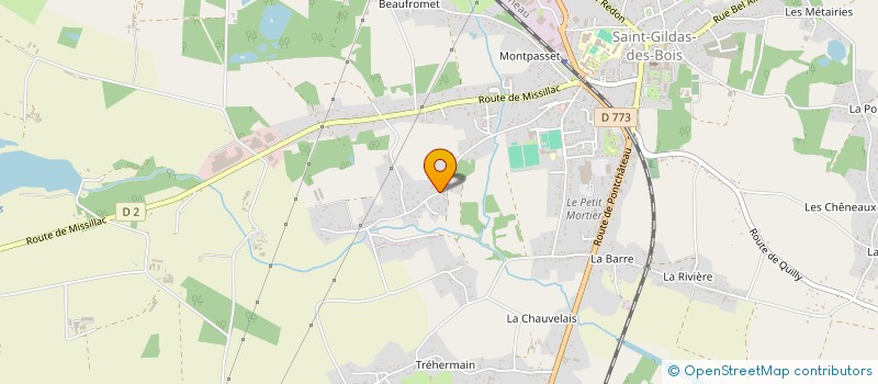 localisation de l'entreprise ANTILLES ASSISTANCE INGENIERIE  SAINT-GILDAS-DES-BOIS