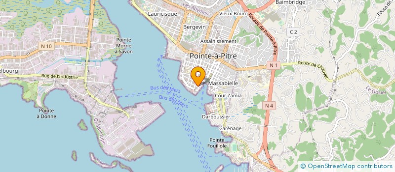 localisation de l'entreprise ANTILLES AUDIT à POINTE A PITRE